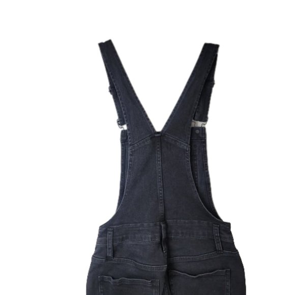 Madewell Skinny Overalls in Lunar Wash Denim - Picture 8 of 15